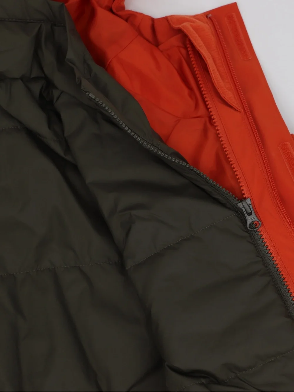 The North Face Men's XXL Carto Tri-Climate Jacket Parka Burnt Ochre Green